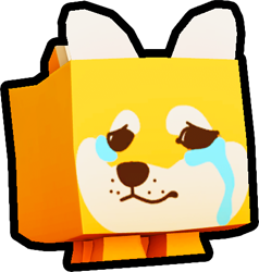 Shiny Golden Sad Doge