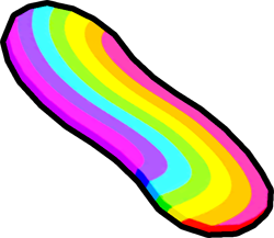 Rainbow Hoverboard