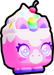 Shiny Rainbow Cupcake Unicorn