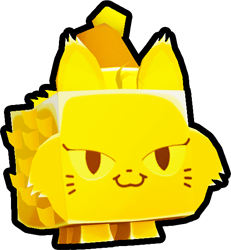 Shiny Golden Grinch Cat