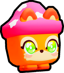 Rainbow Kawaii Mushroom Fox