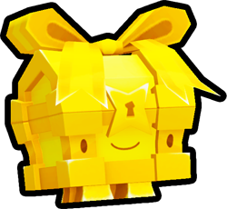 Shiny Golden Present Chest Mimic