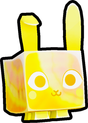 Golden Tiedye Bunny