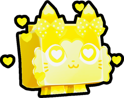 Golden Valentines Cat