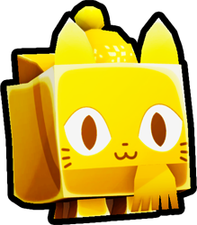 Shiny Golden Jolly Cat