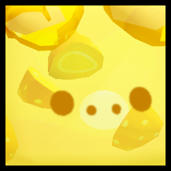 Shiny Golden Huge Jelly Piggy