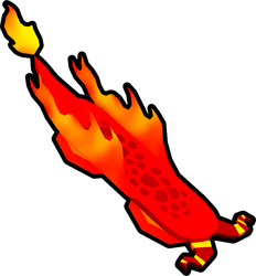 Fire Dragon Hoverboard