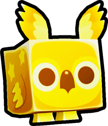 Shiny Golden Starry Owl