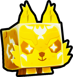 Golden Runic Wolf