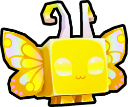 Shiny Golden Rave Butterfly