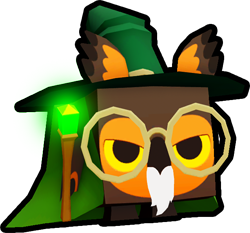 Rainbow Old Wizard Owl