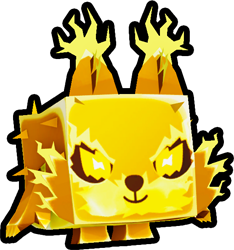 Shiny Golden Electric Werewolf