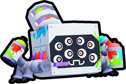 Rainbow Paintbot Spider